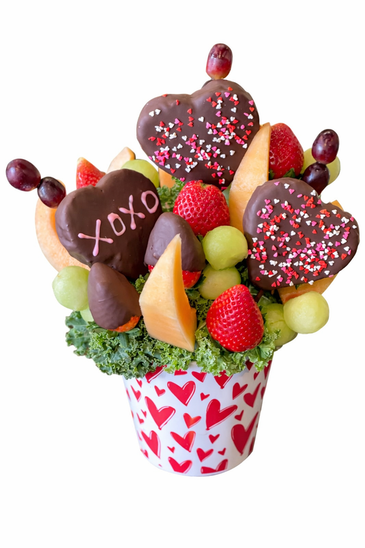 Valentine's Day Dipped Fruit Bouquet