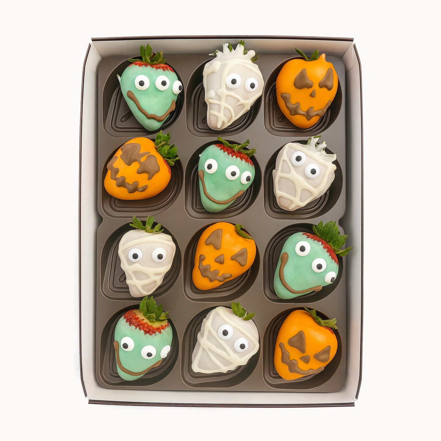 Halloween Dipped Monster Strawberries